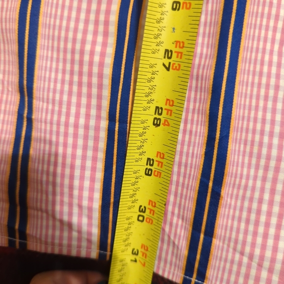 Robert Graham Classic Fit Multicolor plaid Button Down Shirt Flip Cuff Men XL - Picture 11 of 11